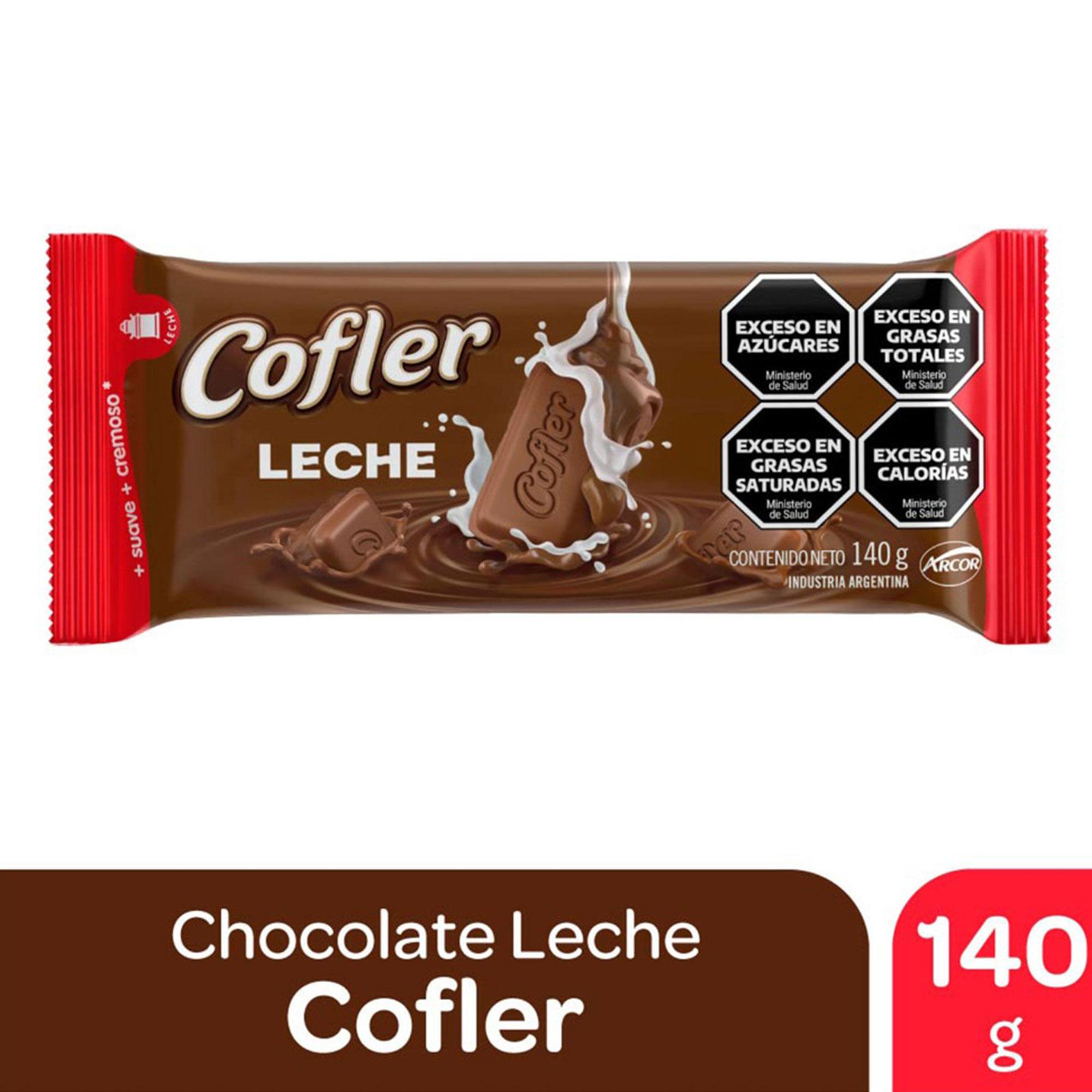 CHOCOLATE COFLER C/LECHE x 140g