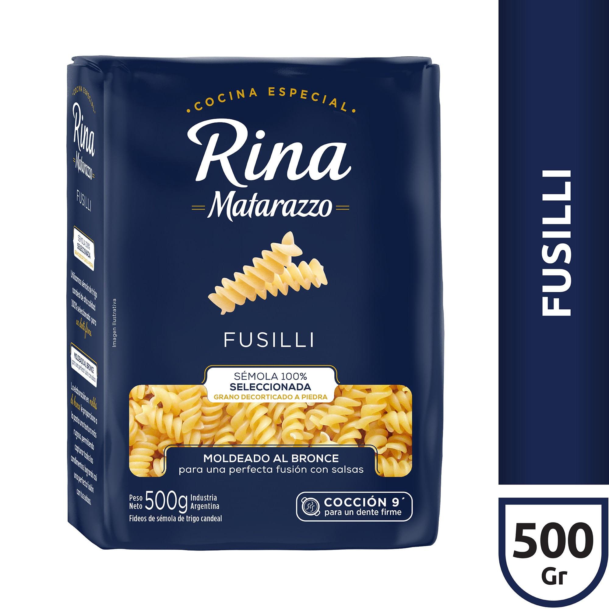 FIDEOS FUSILLI RINA MATARAZZO 500gr