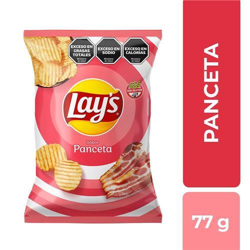 PAPAS FRITAS PANCETA LAYS x 77 g