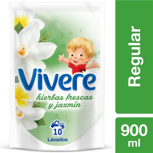 SUAVIZANTE HIERBA FRES Y JAZMIN VIVERE x900ml