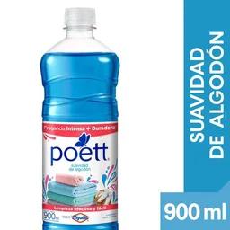 LIMPIADOR LIQUIDO SUAVIDAD ALGODON POETT x900ml