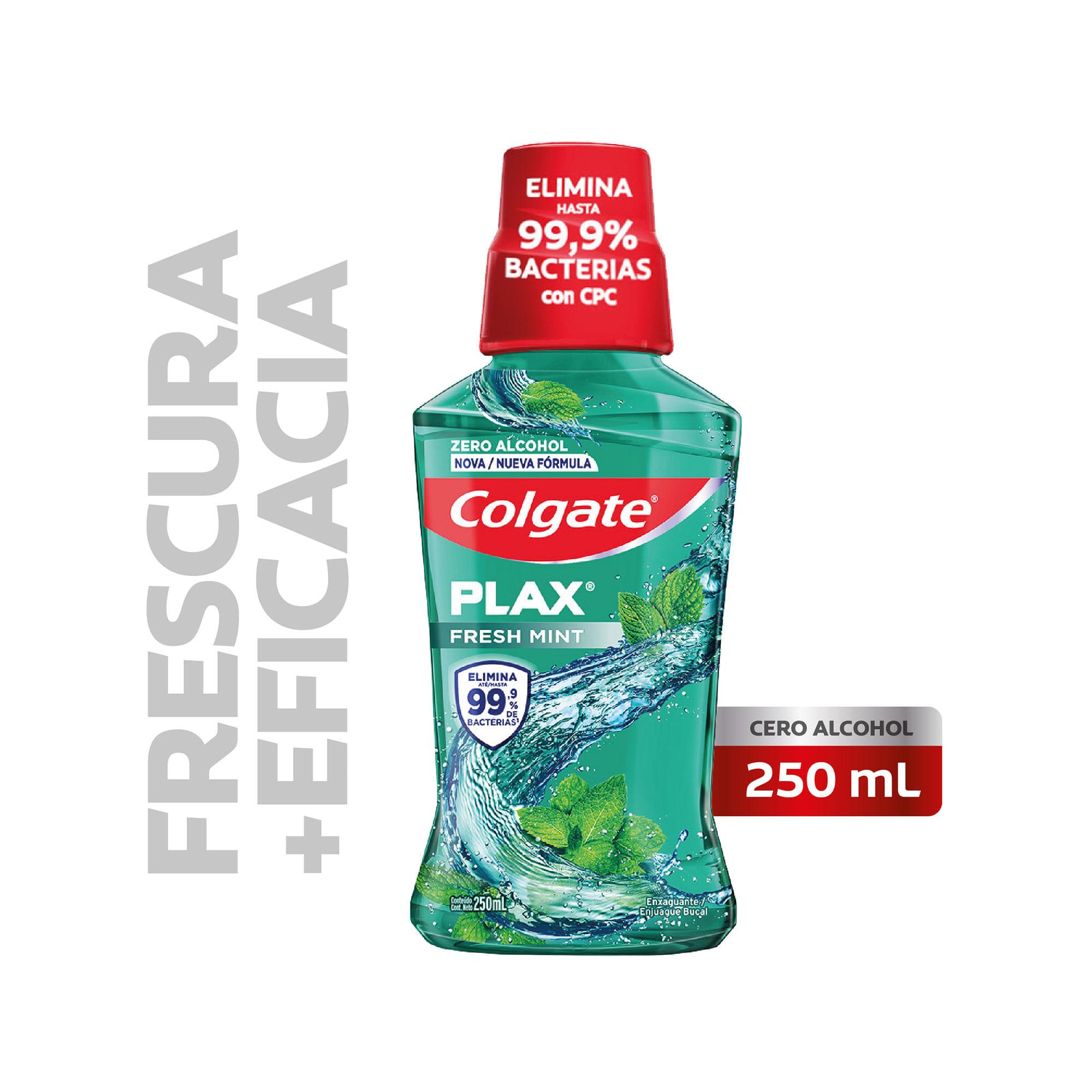 ENJUAGUE BUCAL PLAX FRESH MINT COLGATE x 250ml