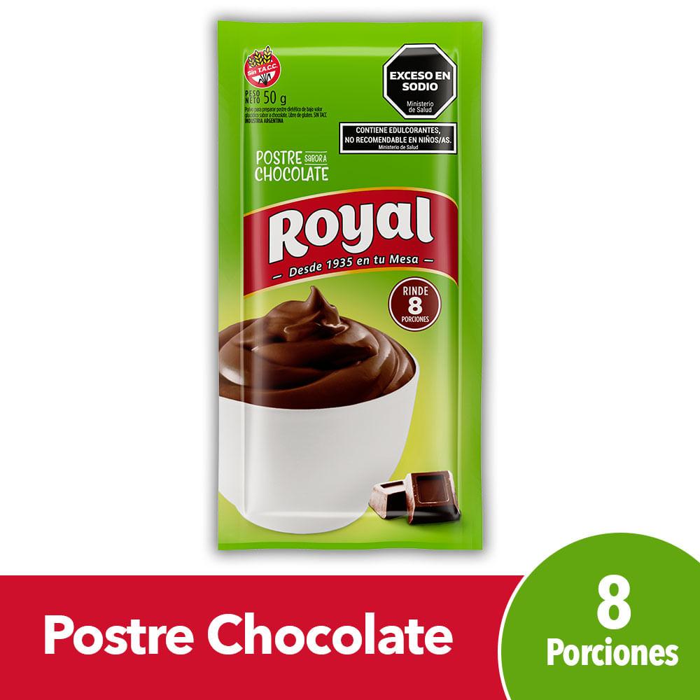 POSTRE LIGHT CHOCOLATE ROYAL x 50g