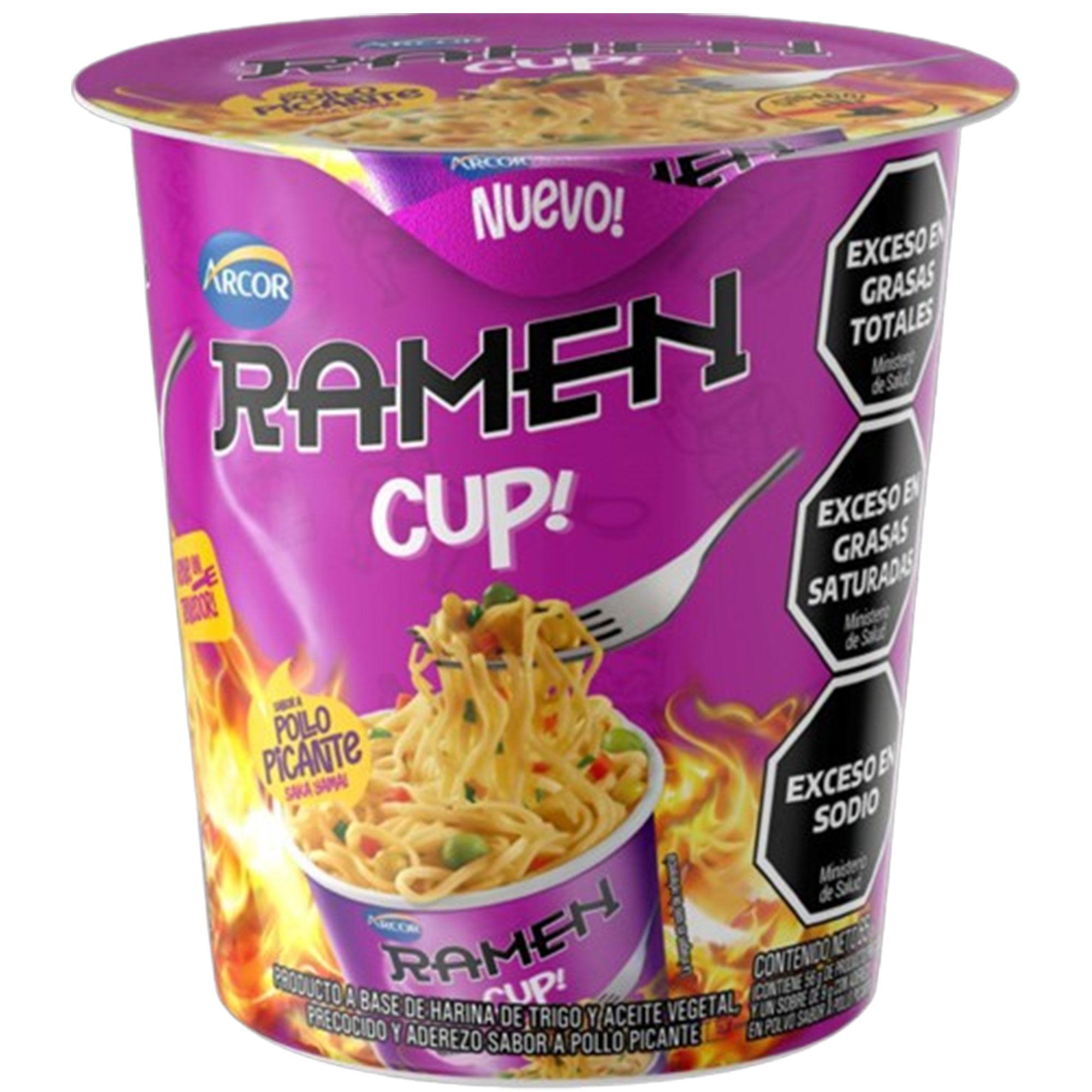 RAMEN CUP POLLO PICANTE ARCOR 65gr