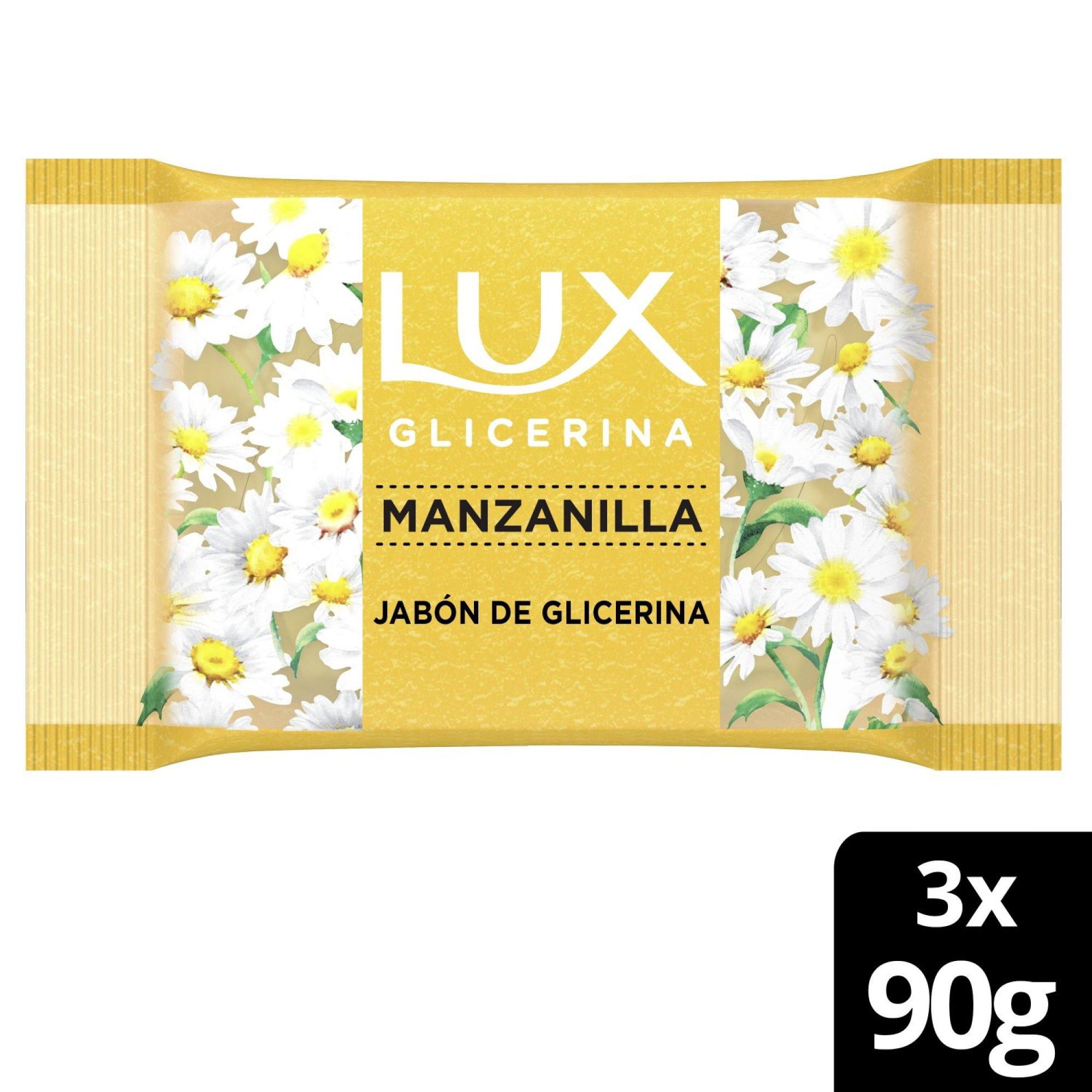 JABON GLICERINA MANZANILLA LUX 3 x 90g