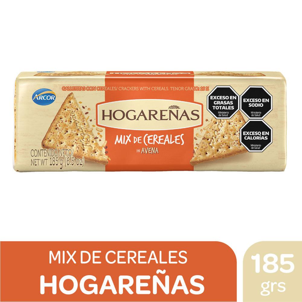 GALLETITAS MIX DE CEREALES HOGAREÑAS x185grs