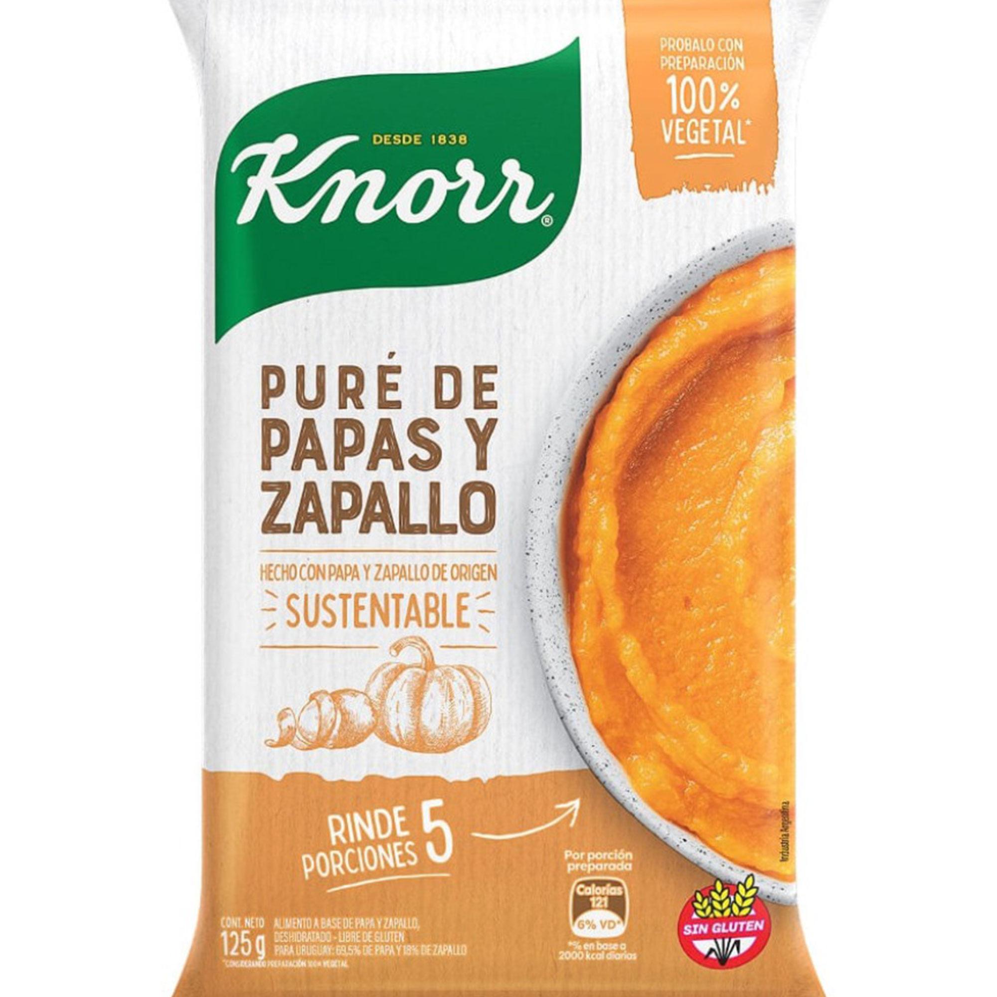 PURE PAPAS Y ZAPALLO KNORR 125gr