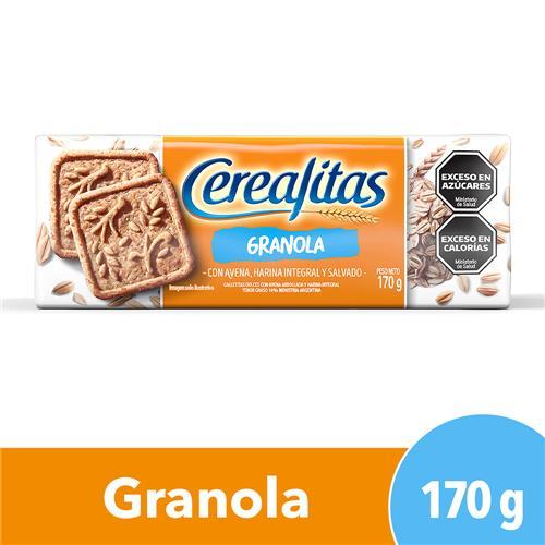 GALLETITAS CEREALITAS AVENA Y GRANOLA x 170g