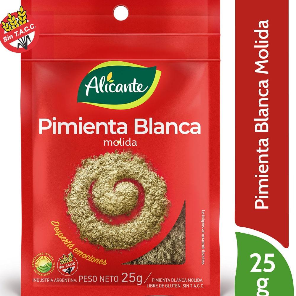 PIMIENTA BLANCA MOLIDA ALICANTE x 25 g
