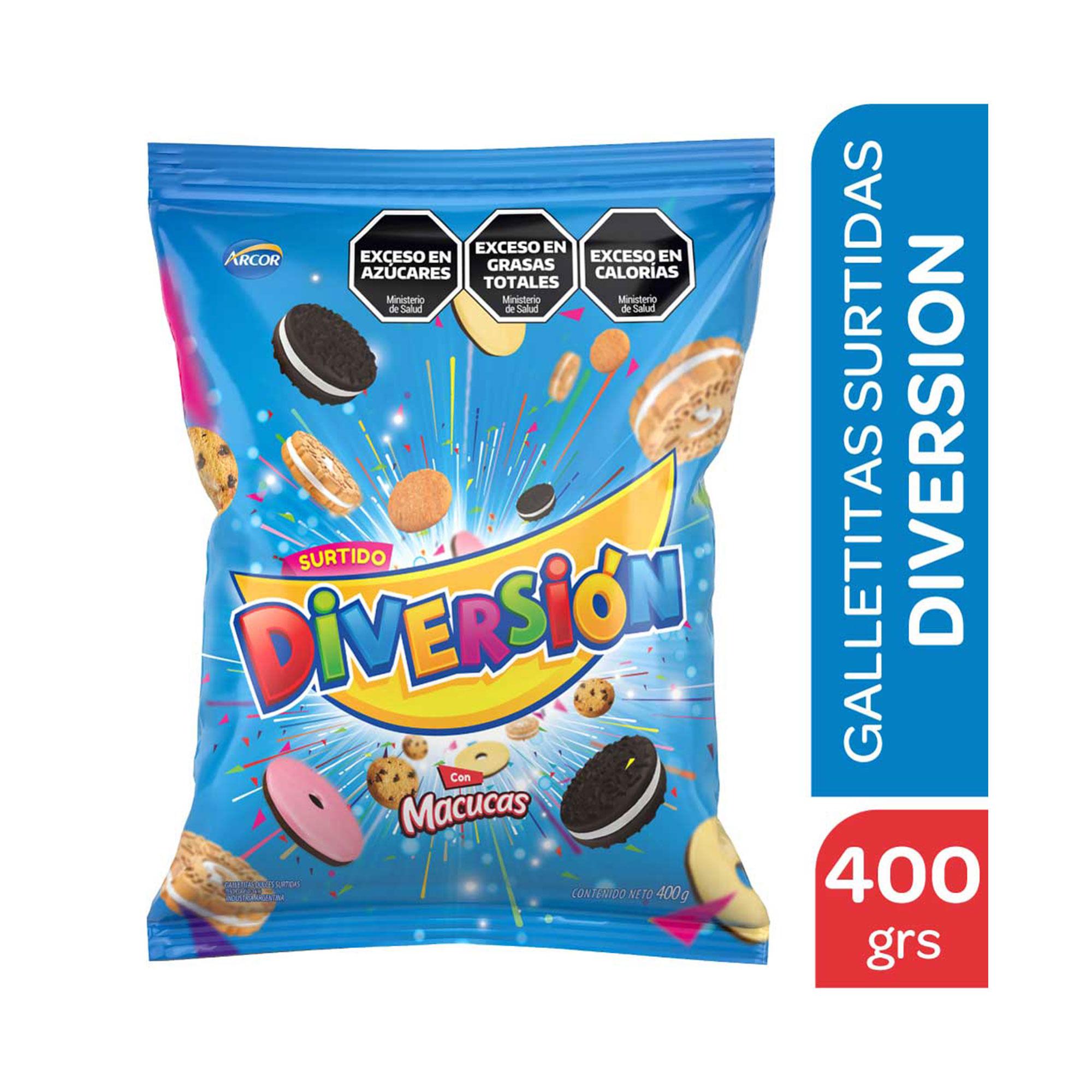 GALLETITAS SURTIDO DIVERSION ARCOR x 400g