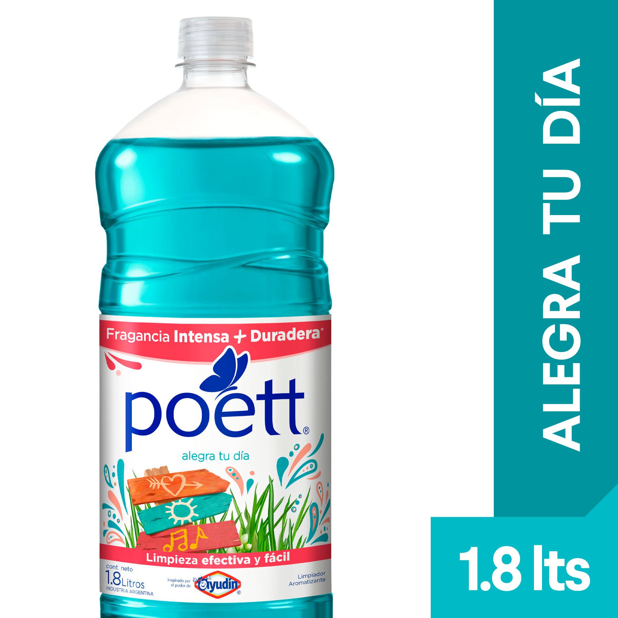 LIMPIADOR LIQUIDO ALEGRA TU DIA POETT x1.8lts