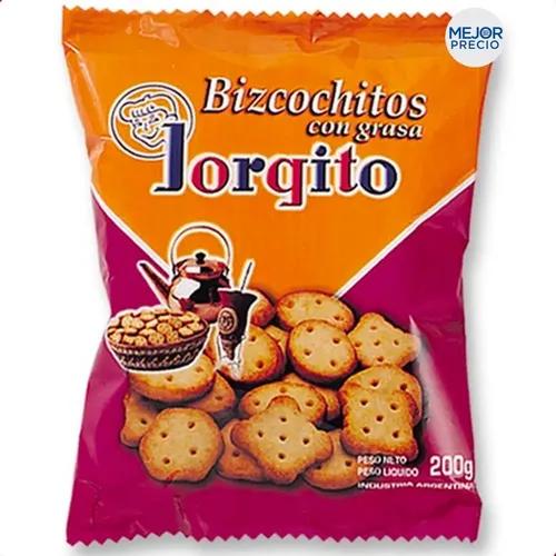 BIZCOCHOS JORGITO C/GRASA x 200g