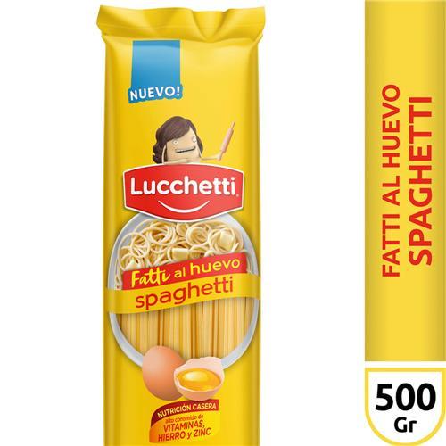 SPAGUETTI AL HUEVO LUCCHETTI x 500g