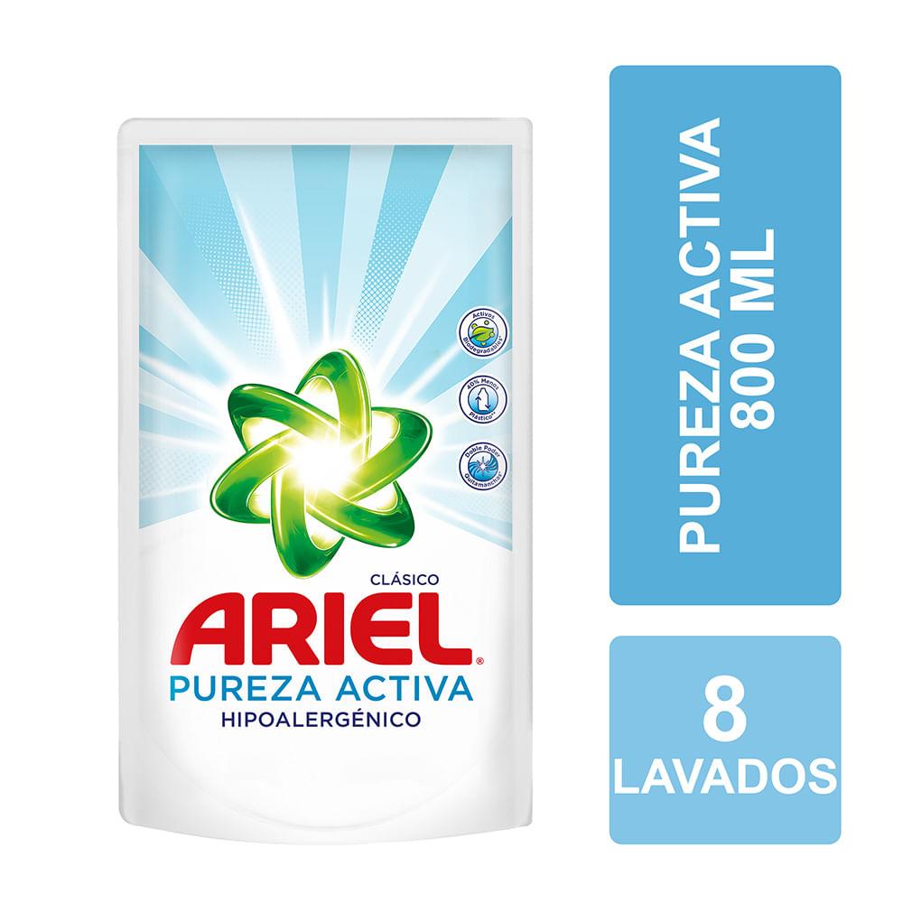 JABON LIQUIDO CLAS ARIEL PUREZA ACT DP x800ml