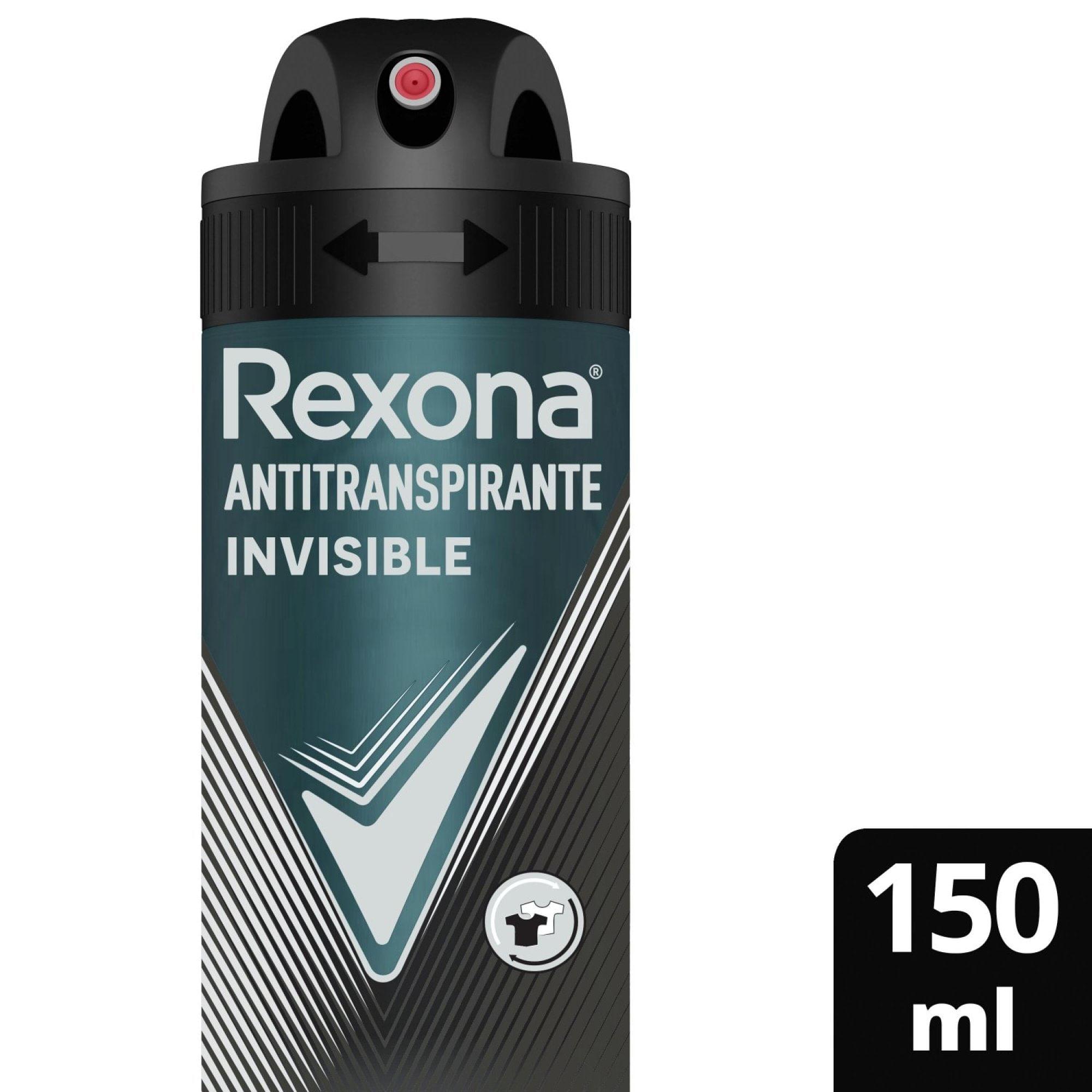 DESODORANTE ANTITRANS INVISIBLE REXONA MEN x 150ml