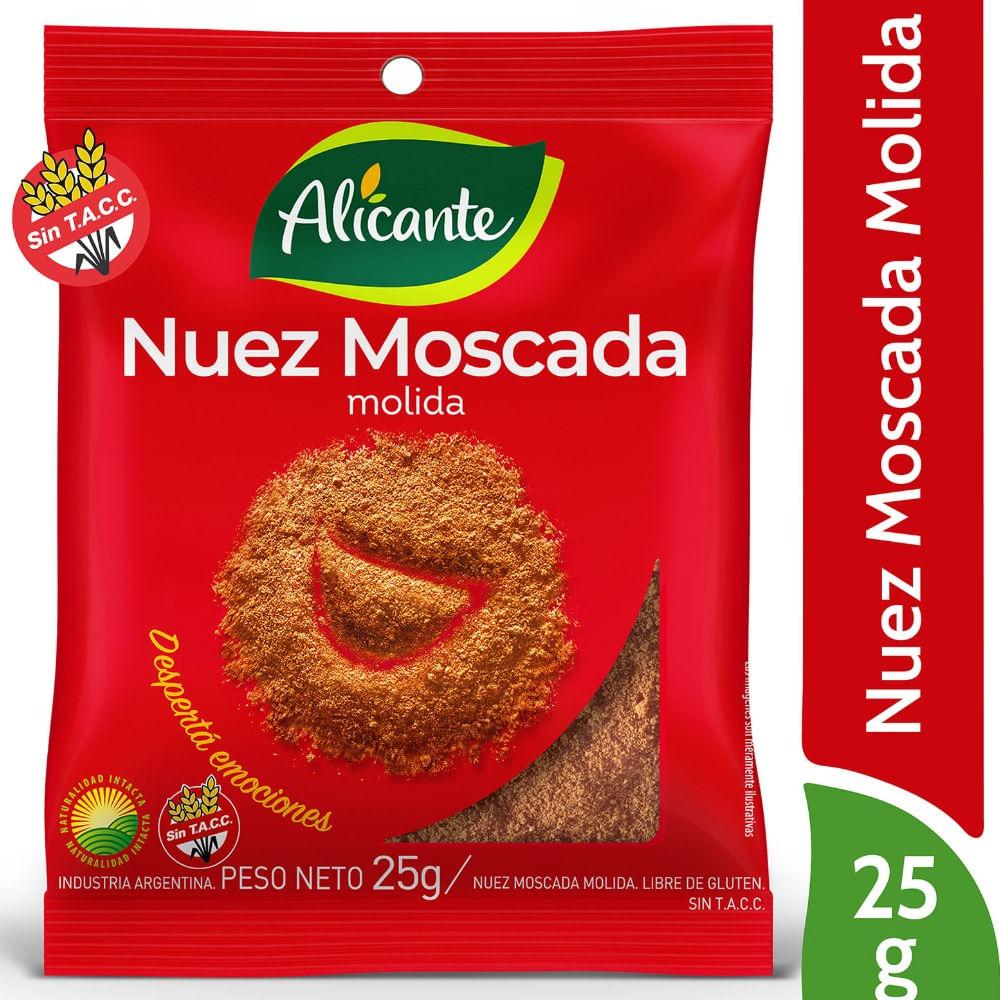 NUEZ MOSCADA MOLIDA S/TACC ALICANTE x 25g