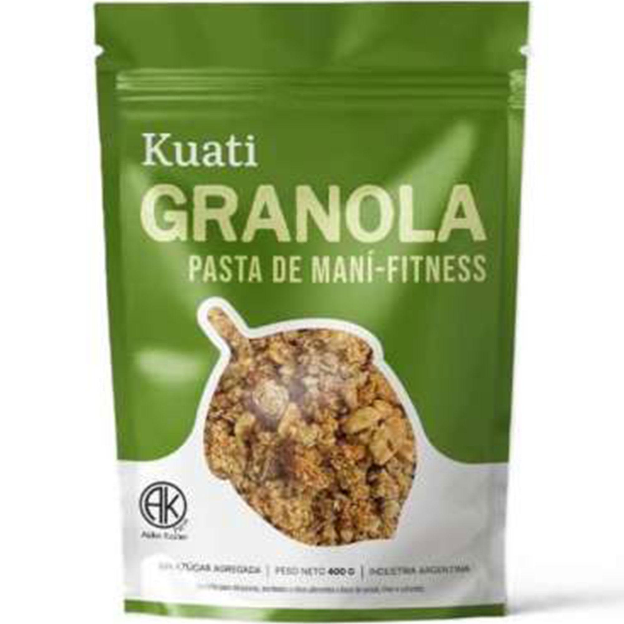 GRANOLA PASTA DE MANI KUATI X400GRS