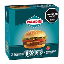 HAMBURGUESA CLASICA PALADINI x 4u