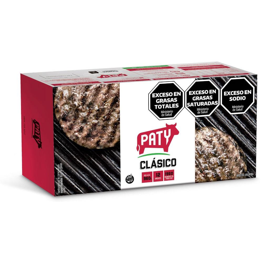 HAMBURGUESA CLASICA PATY x 12u