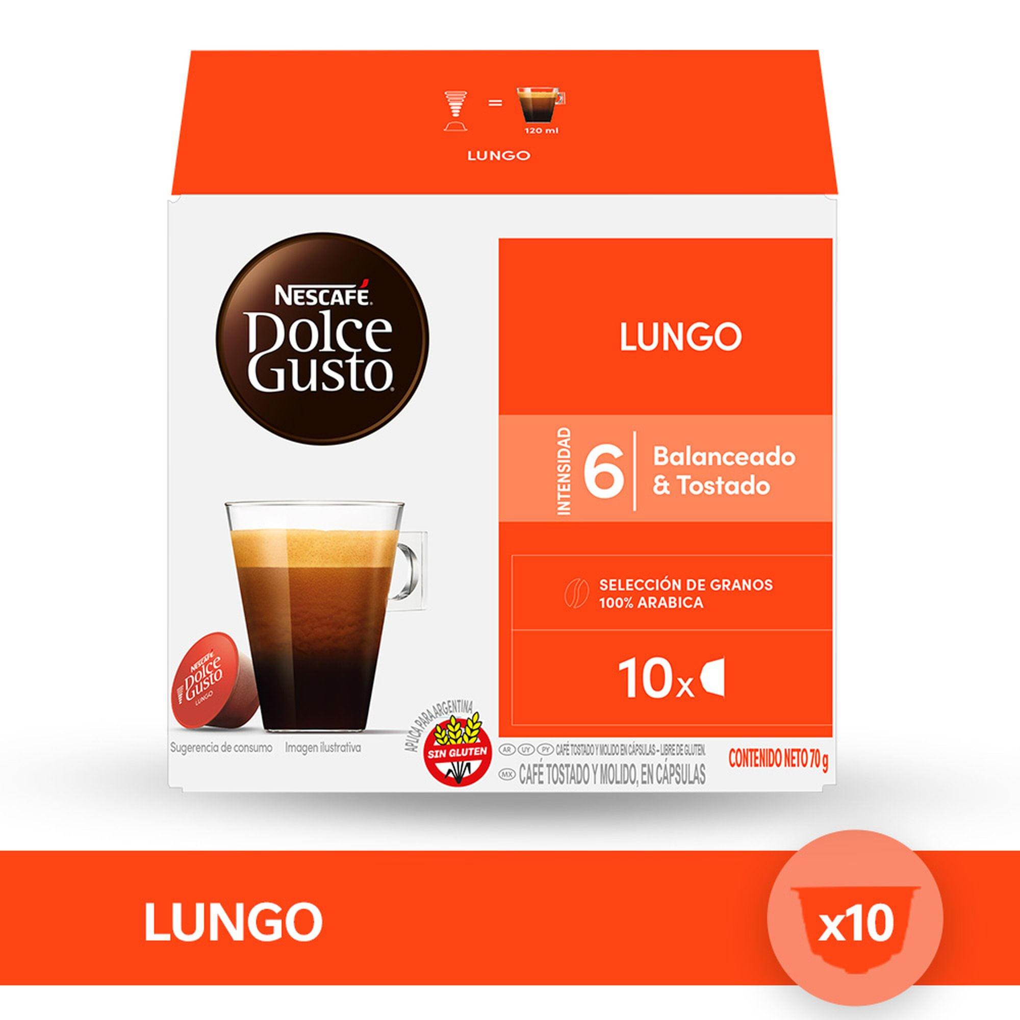 CAPSULAS DOLCE GUSTO LUNGO 10cap 70g