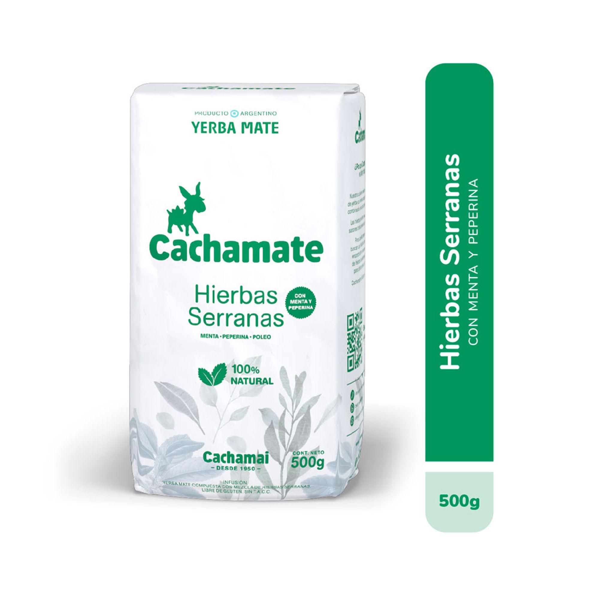 YERBA HIERBAS SERRANAS BLANCA CACHAMATE x500grs