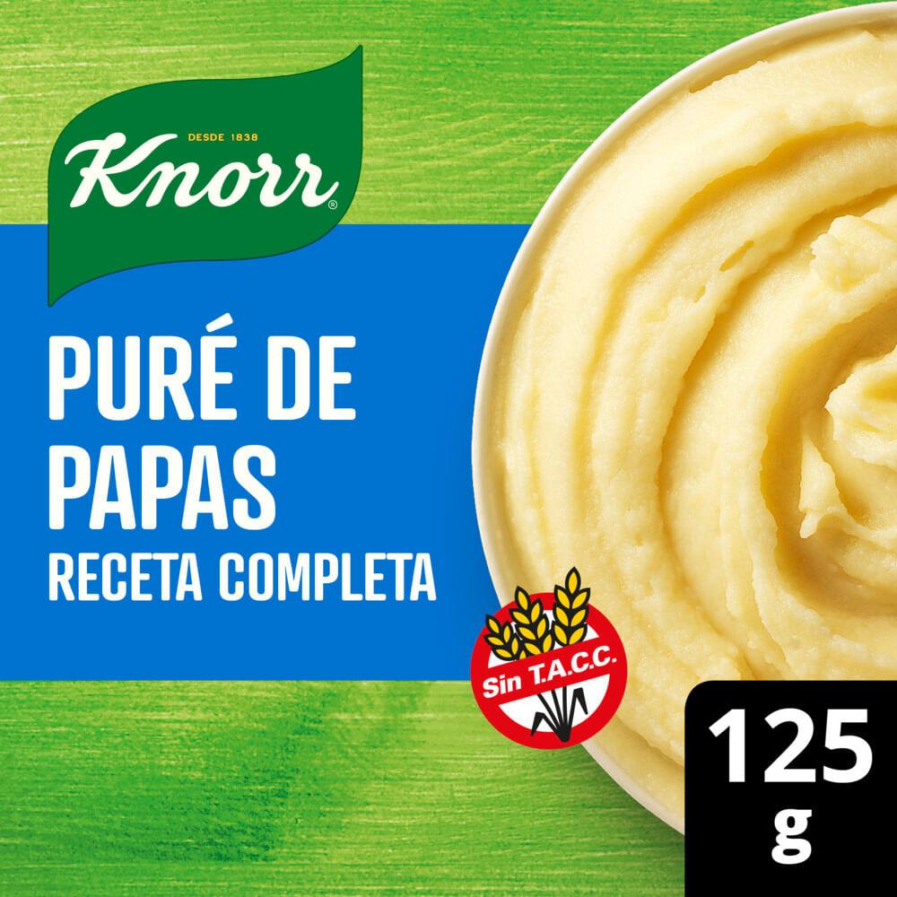 PURE DE PAPAS KNORR RECETA COMPLETA x 125g