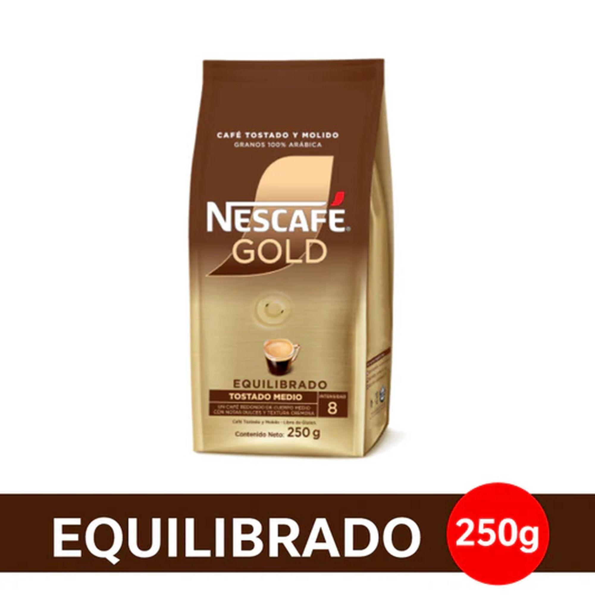 CAFE TOST MOLIDO EQUILIBRADO GOLD NESCAFE x 250G
