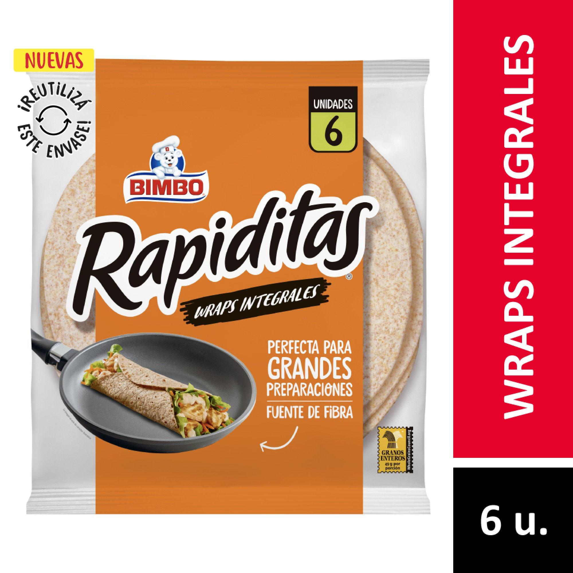 WRAPS INTEGRAL RAPIDITAS BIMBO 6u