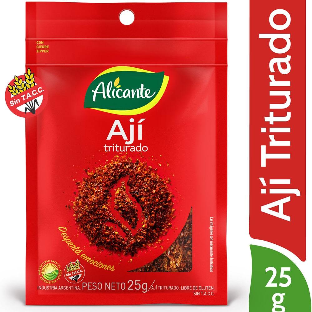 AJI TRITURADO ALICANTE SIN TACC x 25g