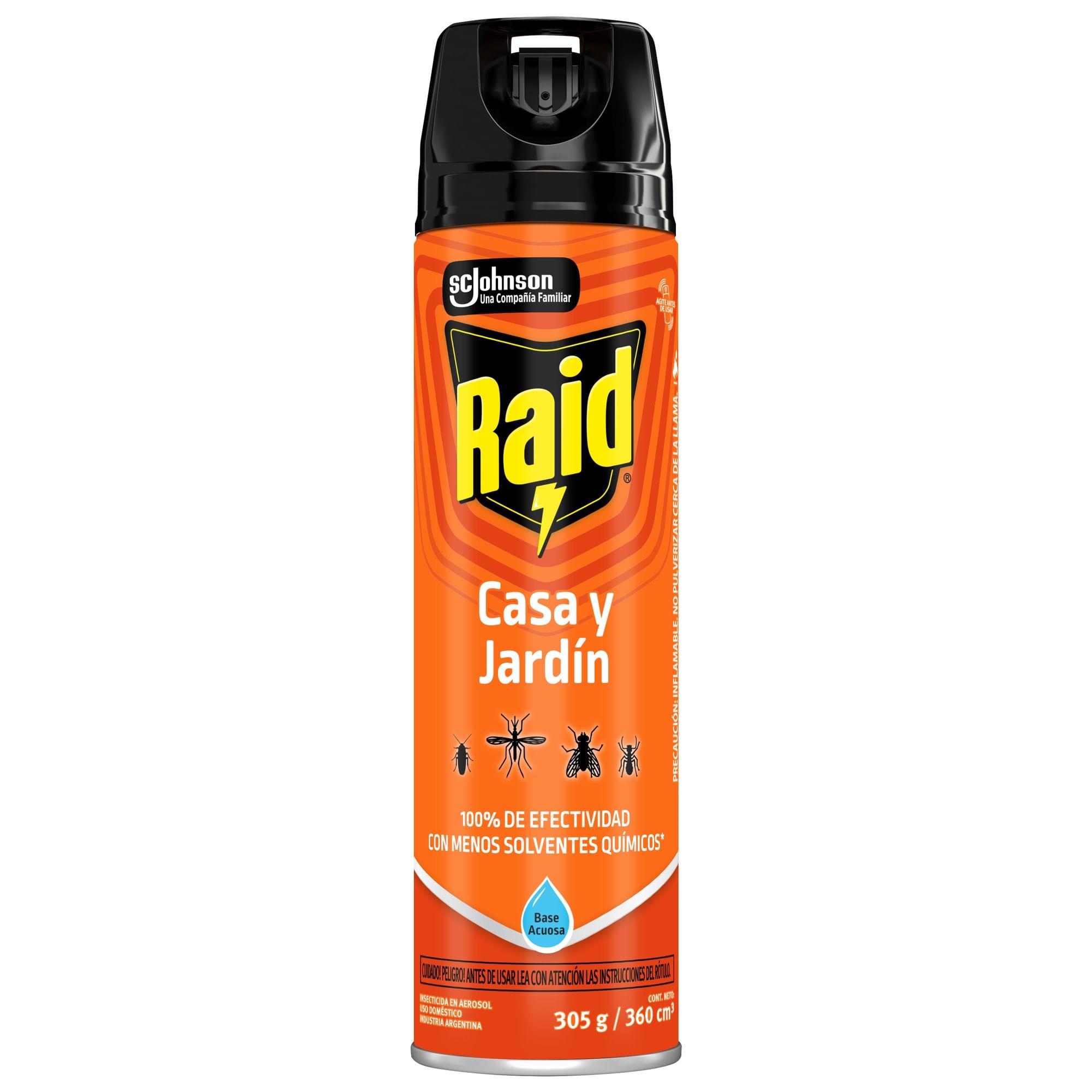 INSECTICIDA CASA Y JARDIN RAP ACC RAID x 360cm
