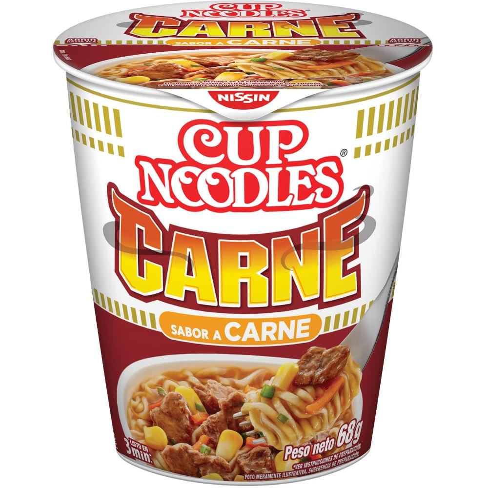 CUP NOODLES SABOR CARNE x 68g