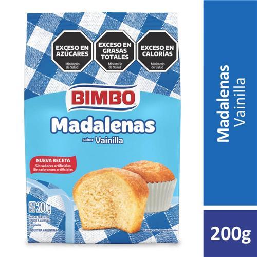 MADALENAS VAINILLA C/DDL BIMBO 250gr