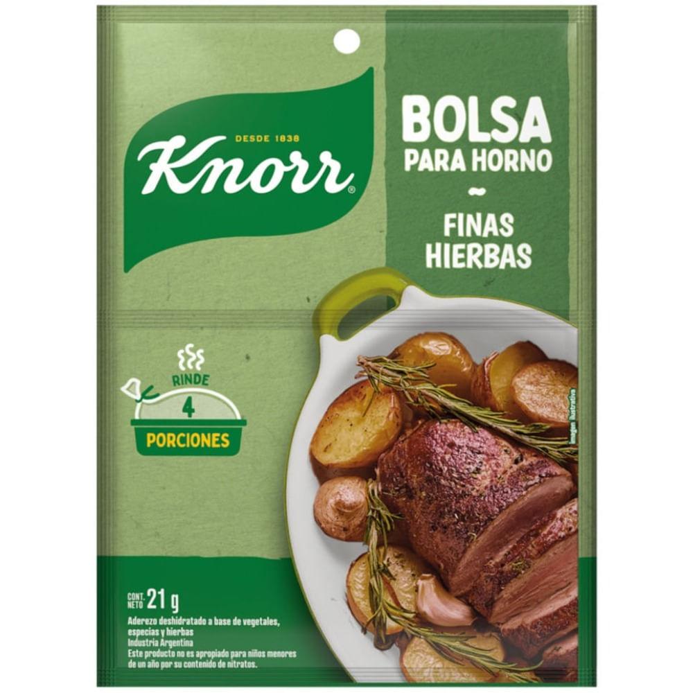 BOLSA HORNO KNORR FINAS HIERBAS x 21g