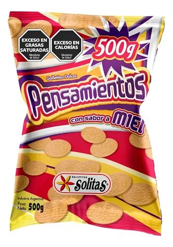 GALLETITAS SOLITAS PENSAMIENTOS x 500g