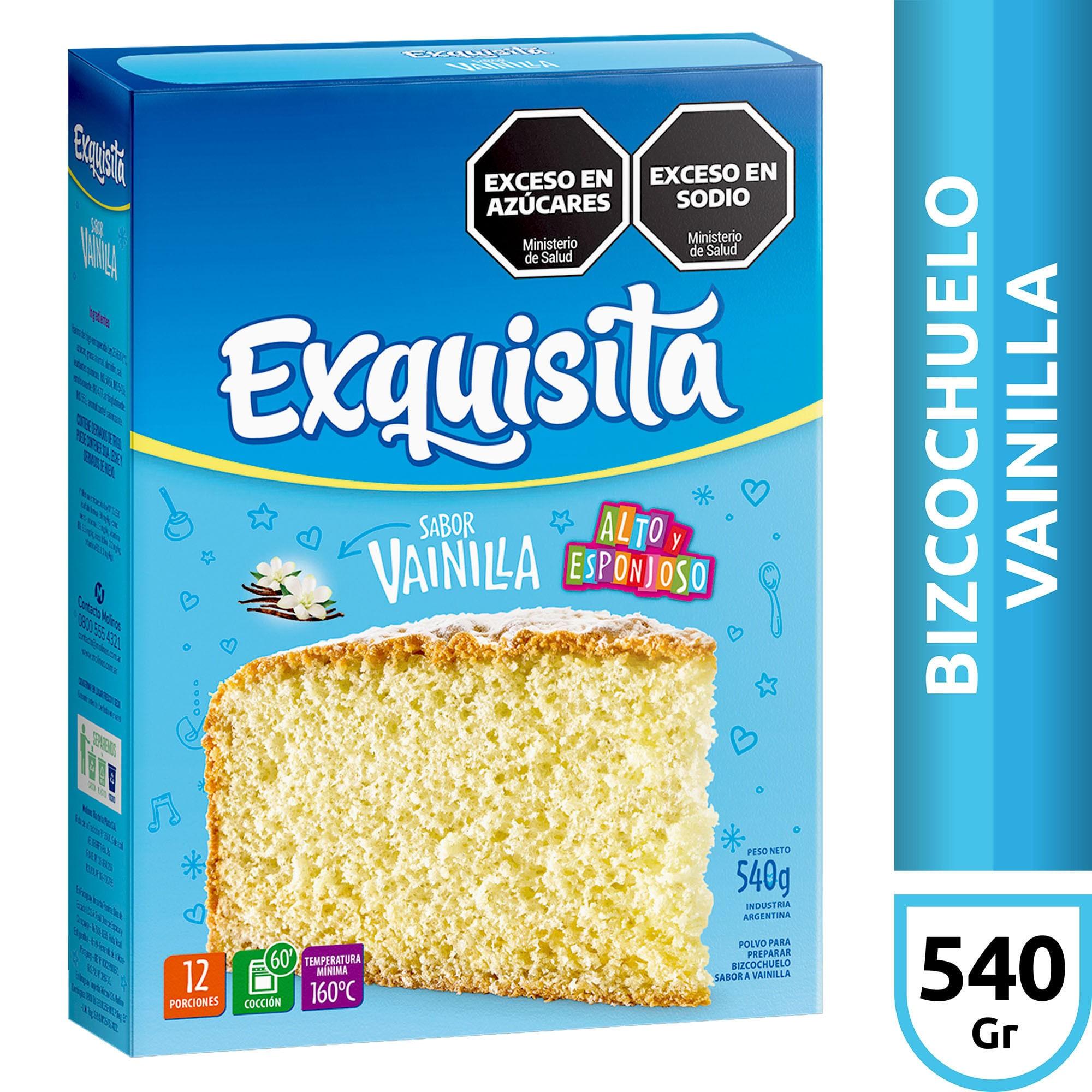 BIZCOCHUELO VAINILLA EXQUISITA x 540g