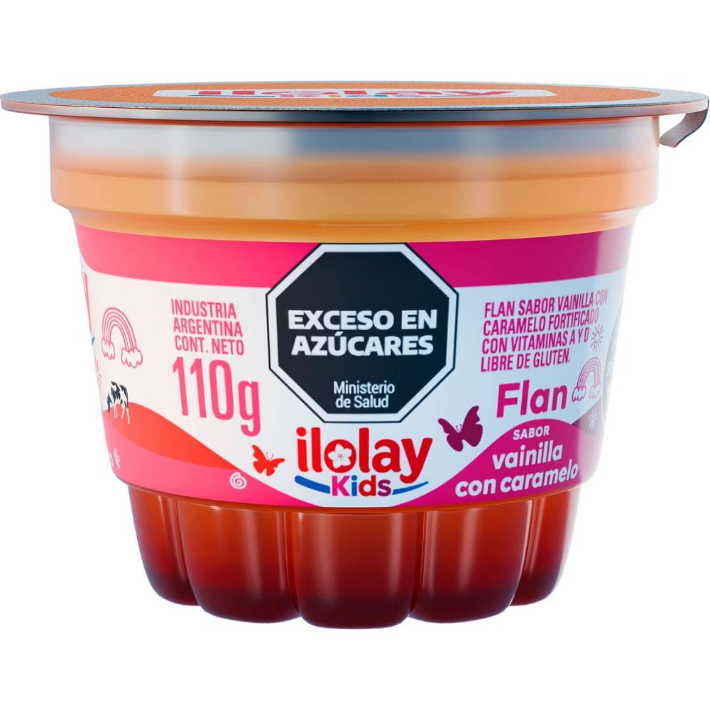 FLAN CON CARAMELO ILOLAY KIDS x 110g