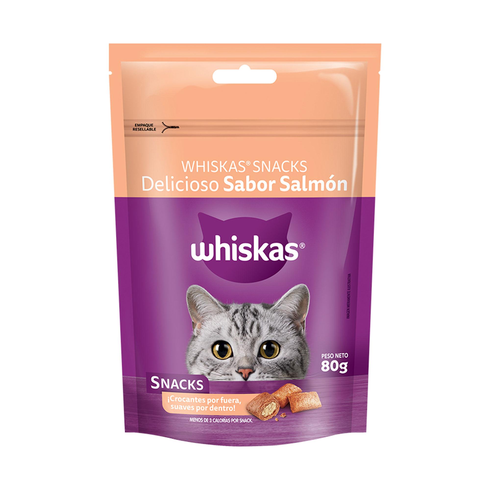 WHISKAS POUCH SABOR SALMON X 80G