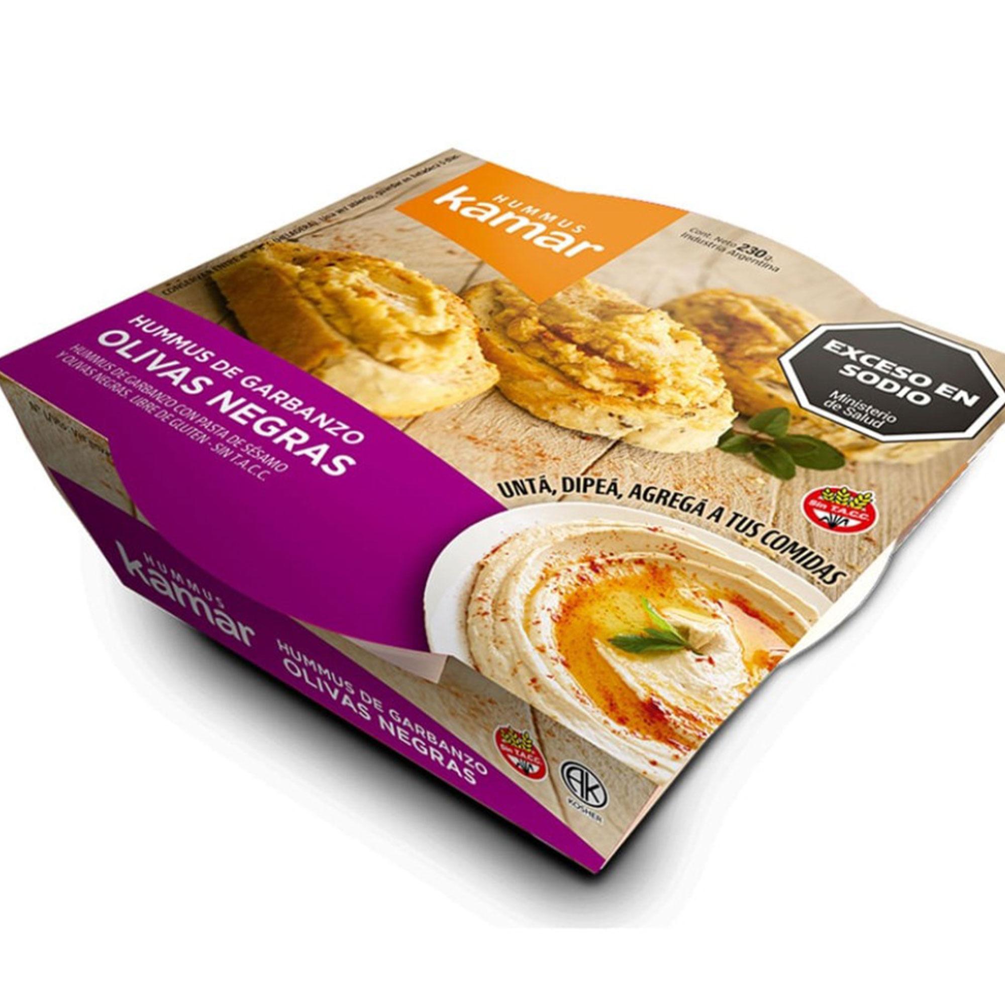 HUMMUS OLIVAS NEGRAS KAMAR x 230g