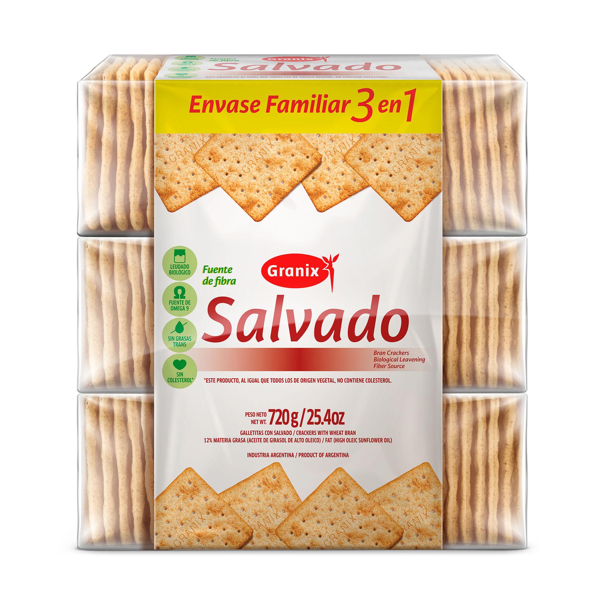 GALLETITAS SALVADO GRANIX x 3u 720g