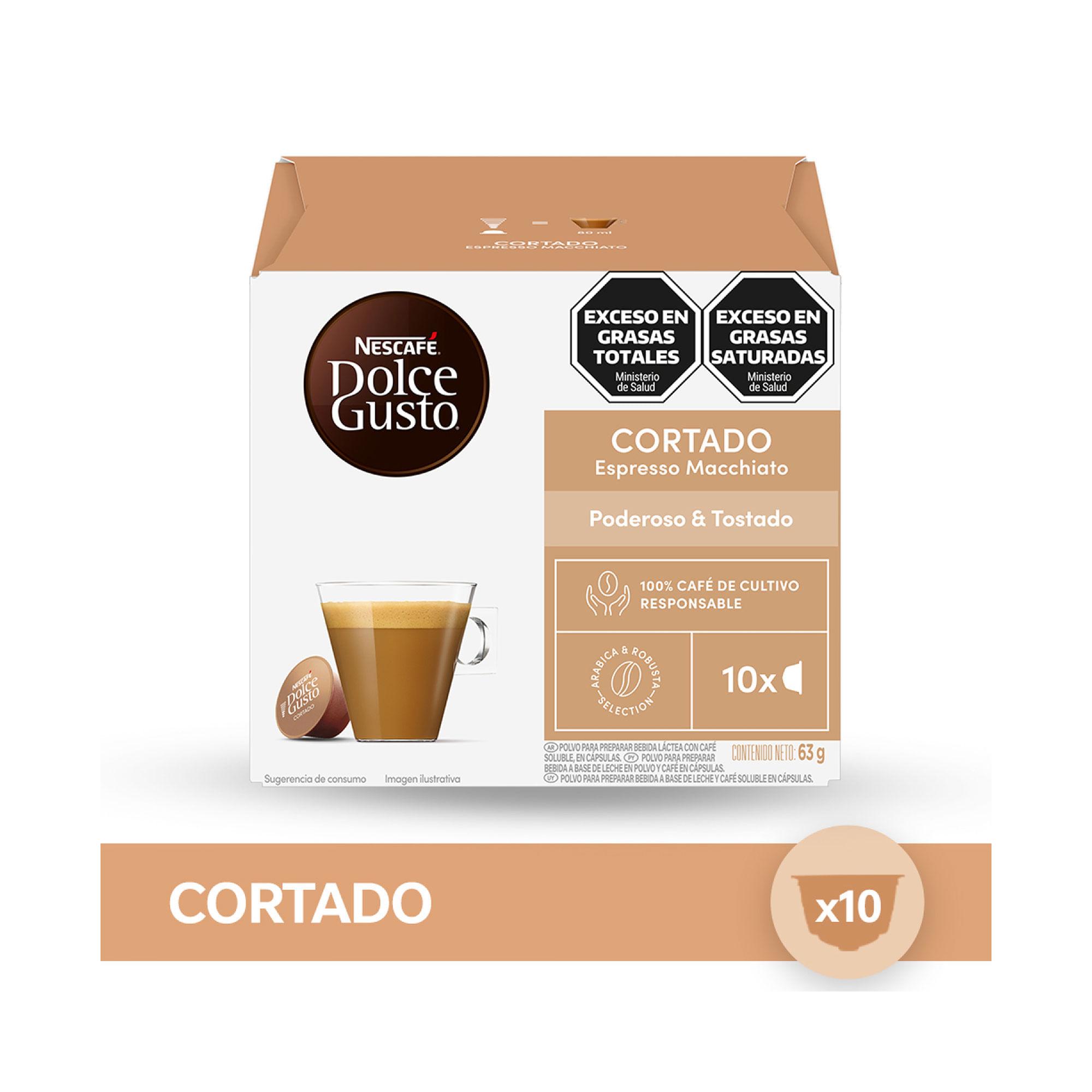 CAPSULAS DOLCE GUSTO CORTADO 10CAP 63gr