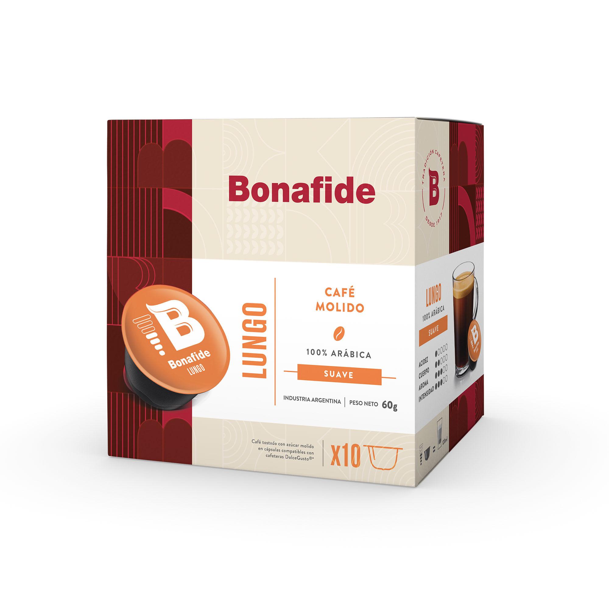 CAPSULAS BONAFIDE LUNGO x 10u