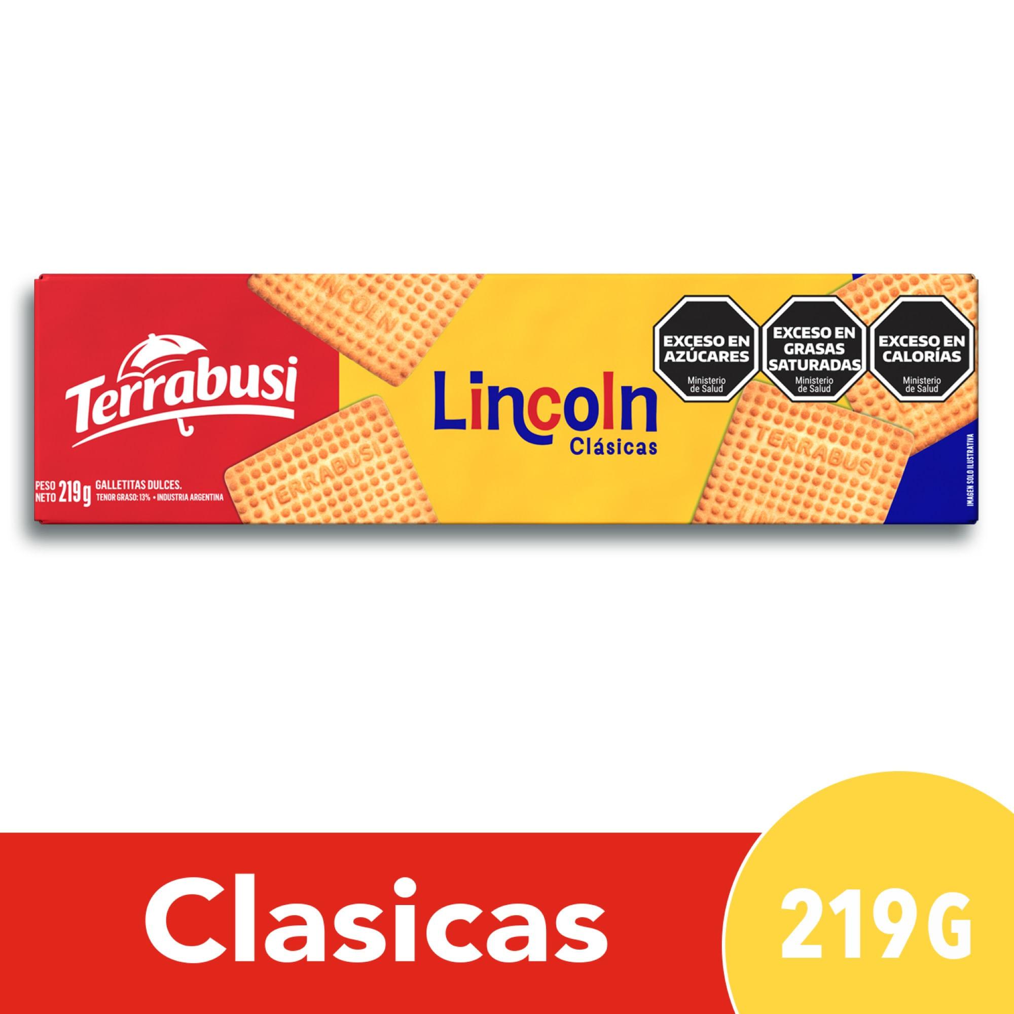 GALLETITAS CLASICAS LINCOLN x 219grs
