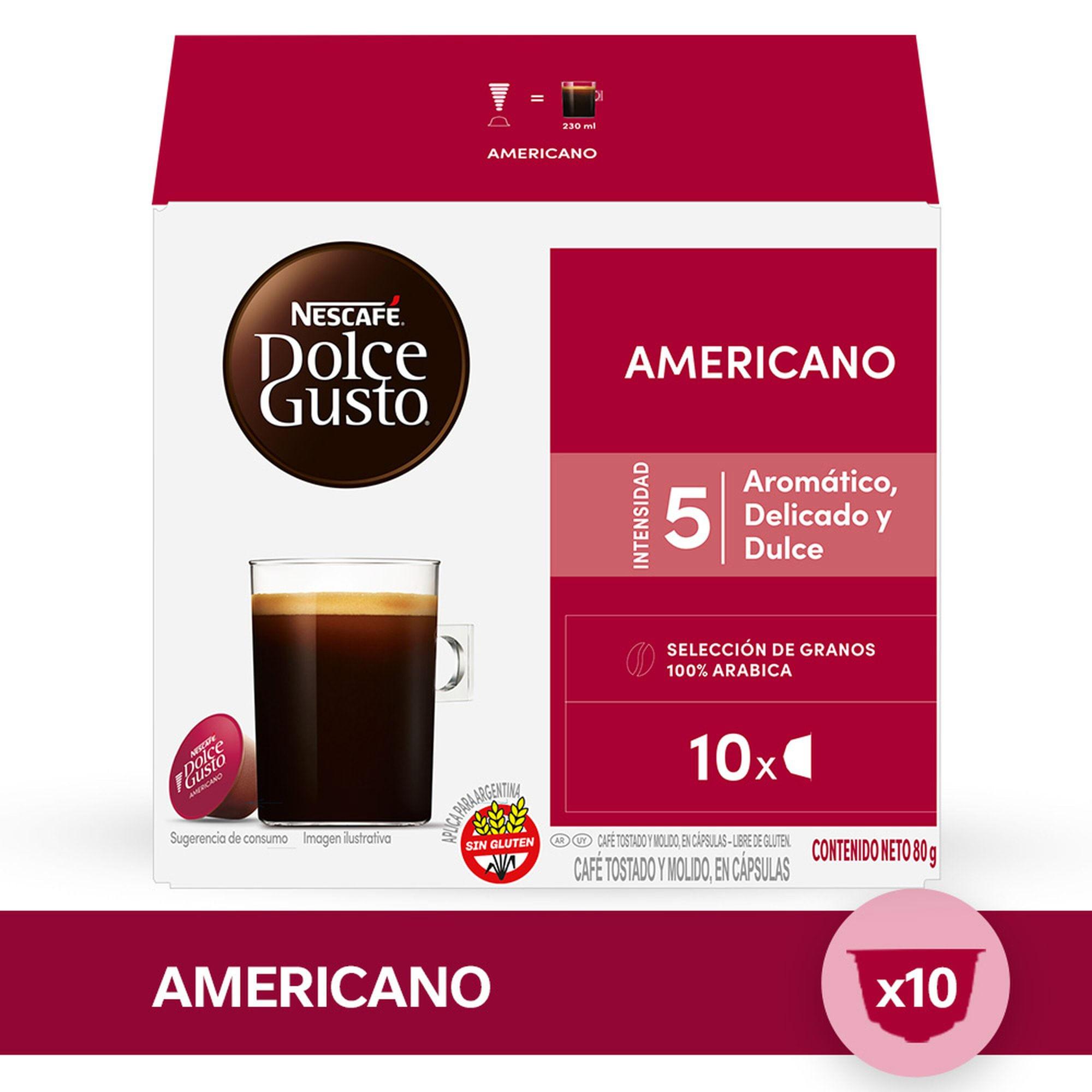 CAPSULAS DOLCE GUSTO AMERICANO 10cap 80g