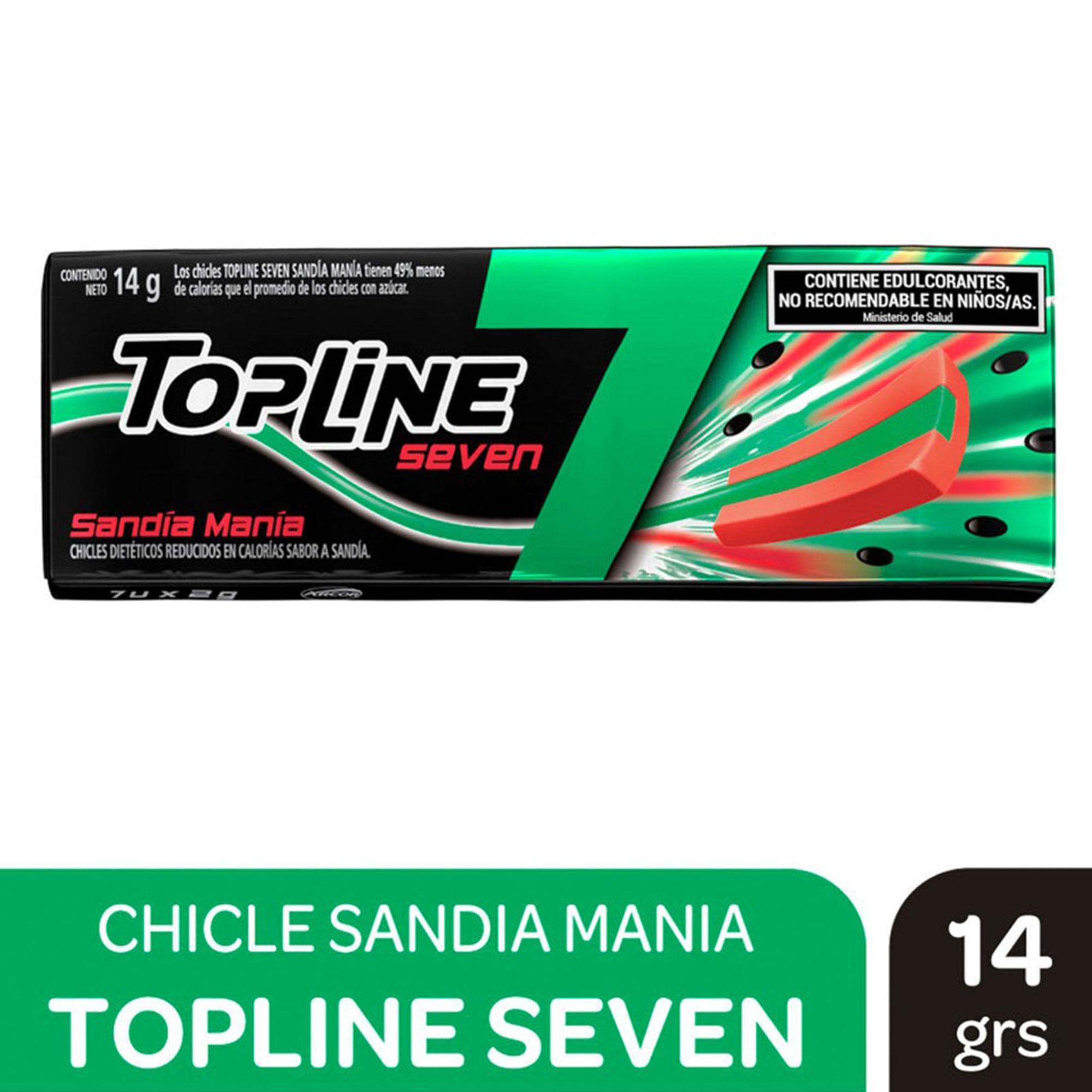CHICLE SANDIAMANIA TOP LINE 7 x14grs