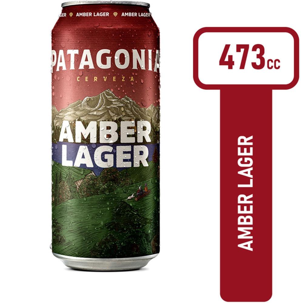 CERVEZA PATAGONIA AMBER x 473cc