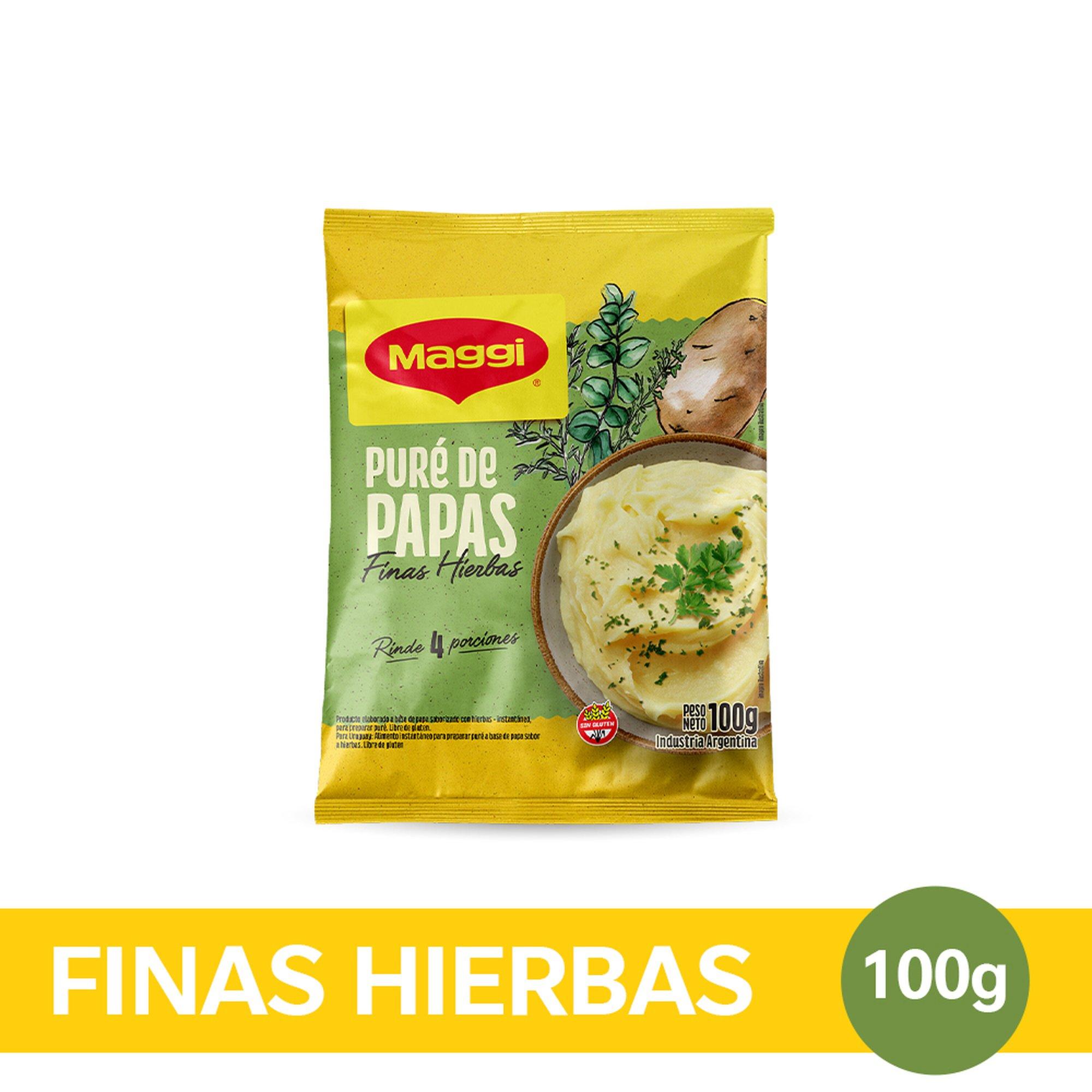 PURE DE PAPAS CON HIERBAS MAGGI x 100g