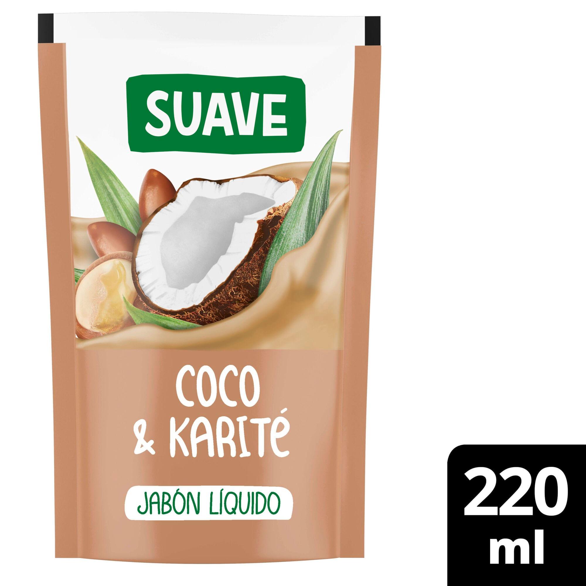JABON LIQUIDO COCO Y KARITE SUAVE x 220ml