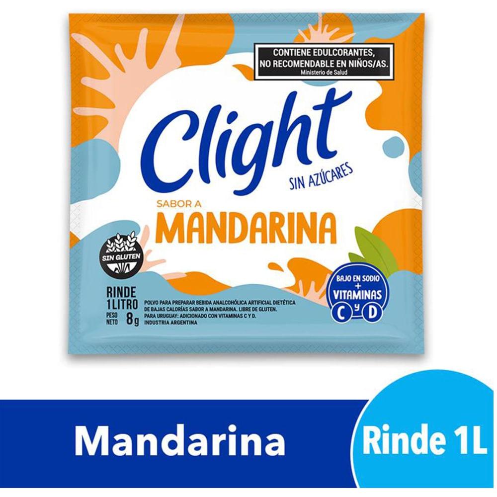 JUGO POLVO MANDARINA CLIGHT x 8 g