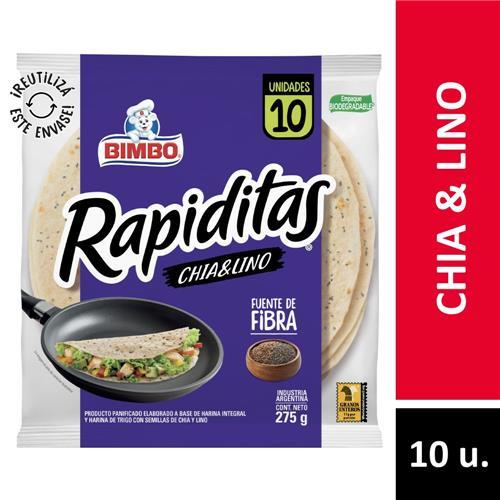 RAPIDITAS CHIA & LINO BIMBO 8u 240gr