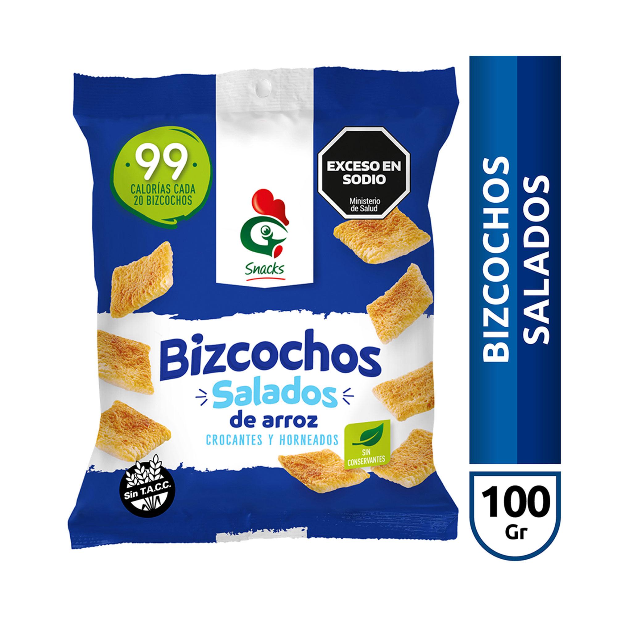 BIZCOCHOS DE ARROZ SALADOS GALLO x 100gr